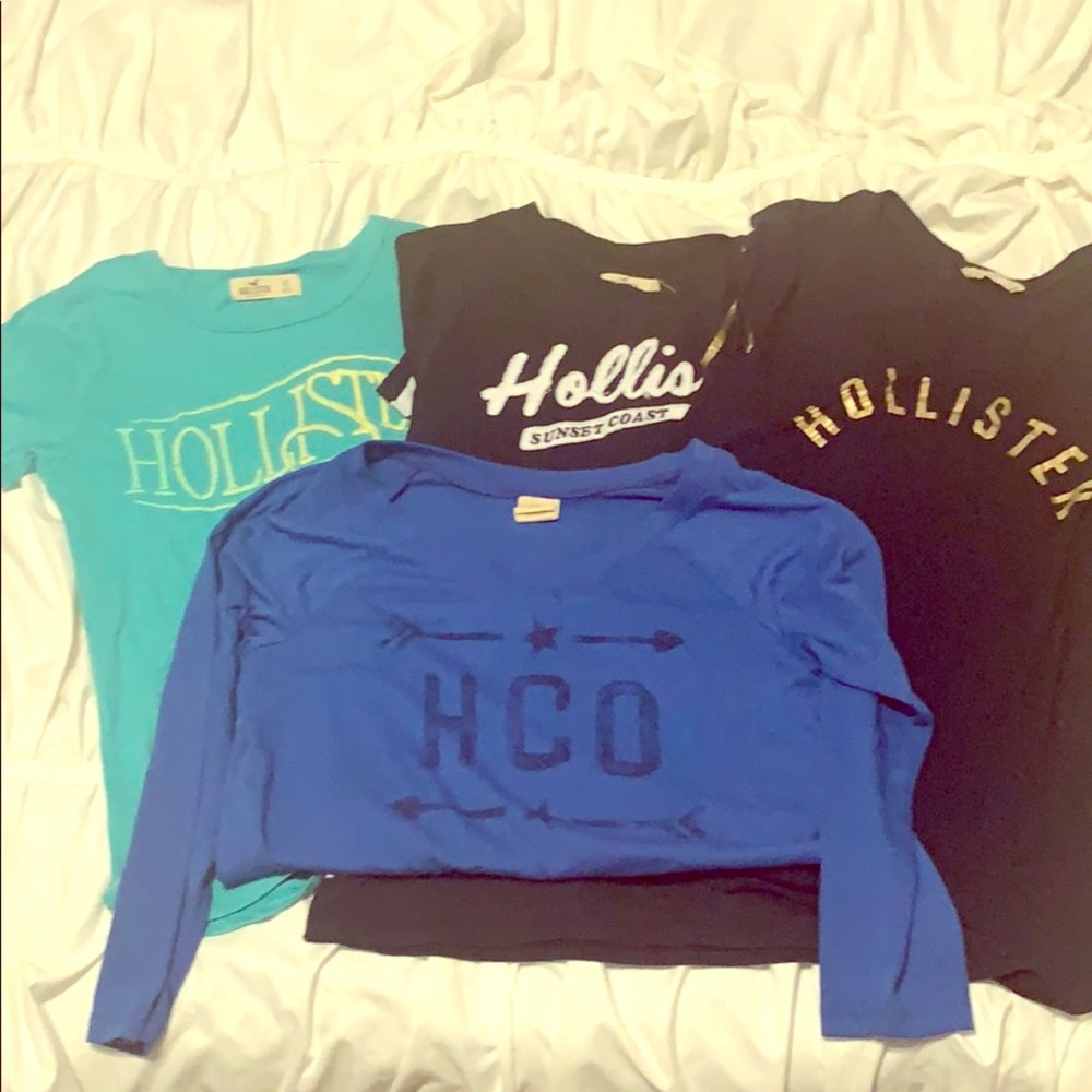 Hollister shirt bundle - teal xs, the rest small
